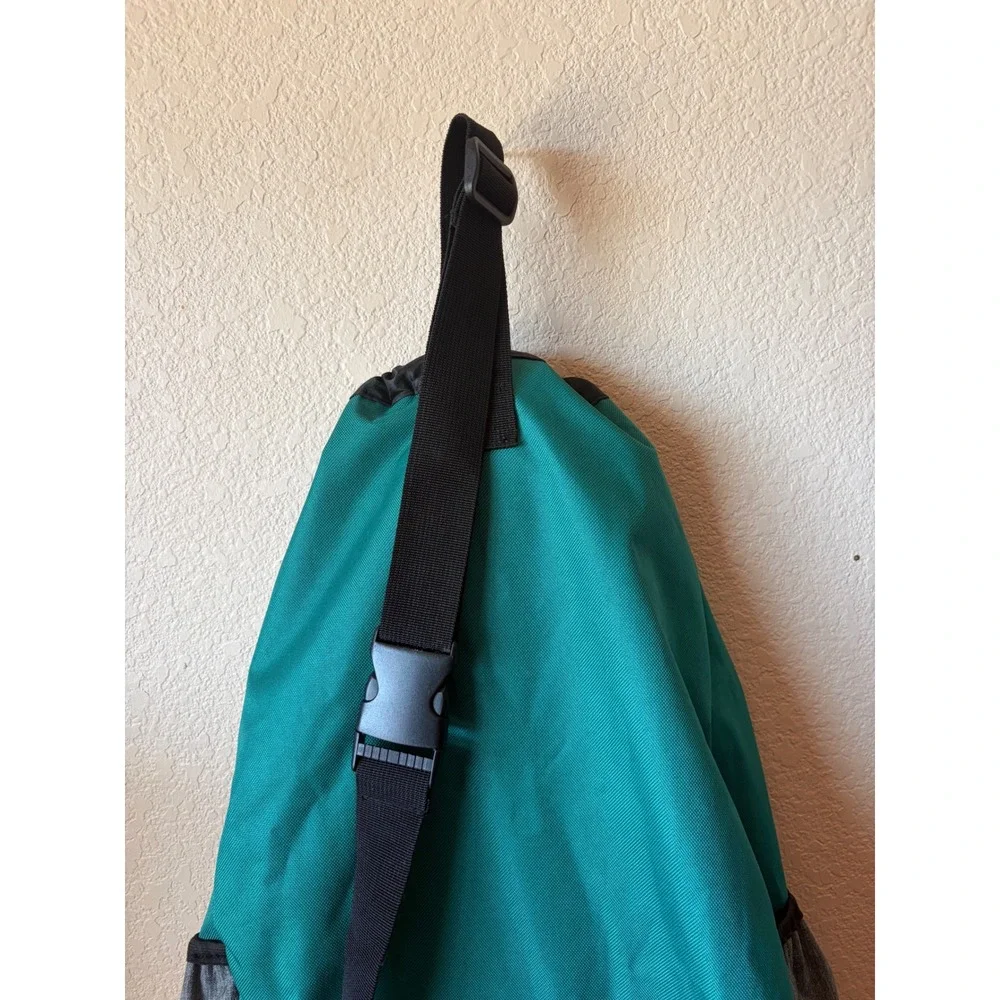 Ironman 70.3 Waco ViewSport‎ Sling Backpack Teal Gray Drawstring Gym Bag